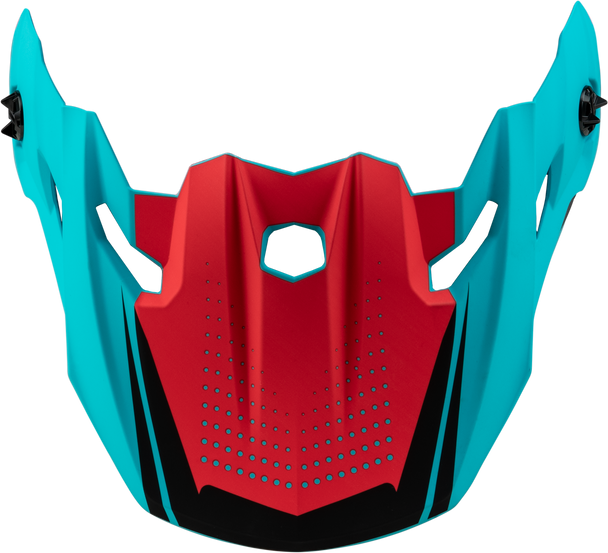 Gmax Mx-96 502 Visor W/Screws Matte Blue/Red G096004