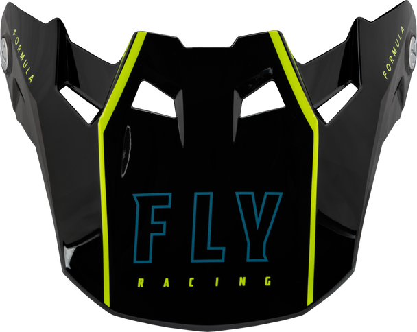 Fly Racing Formula Carbon Tracer Visor Hi-Vis/Black Xl/2X 73-47122L