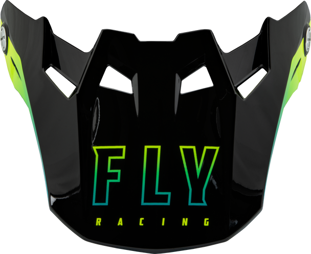 Fly Racing Formula Cc Centrum Visor Black/Blue/Hi-Vis Xl/2X 73-47130L