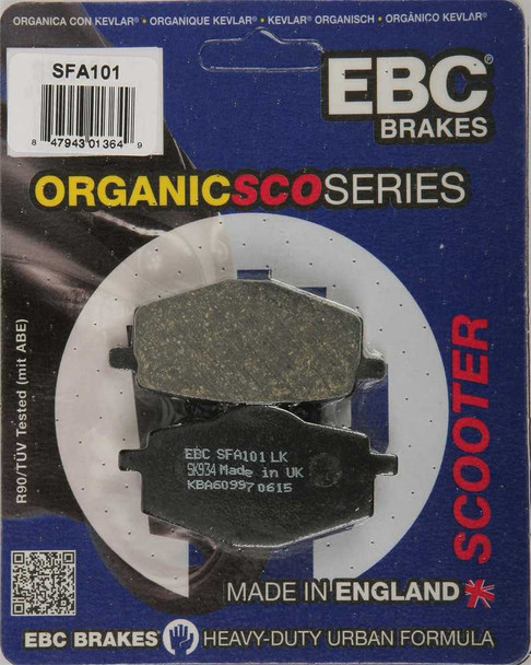 Ebc Brake Pads Sfa101 Organic Sfa101