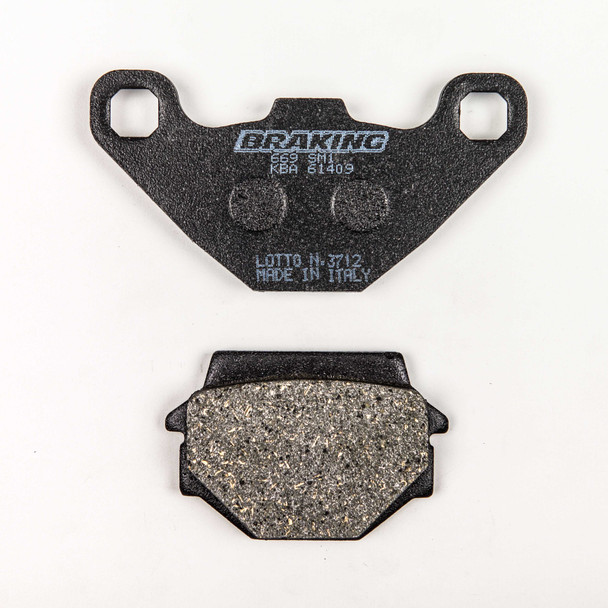 Braking Brake Pad Set Semi-Metallic 669Sm1