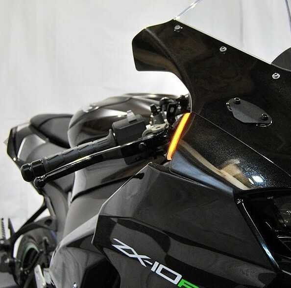 New Rage Cycles Front Led Turn Signals Kaw Zx10-Fs-20