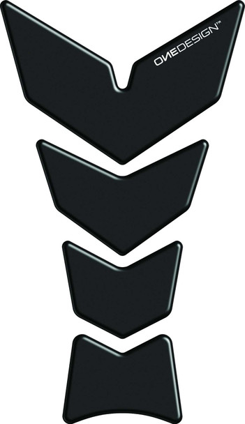 One Emblems Tankpad Soft Touch Prespaced Slim Black Cgan126P