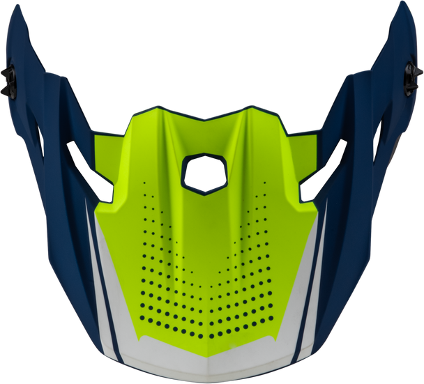 Gmax Mx-96 502 Visor W/Screws Matte Blue/Green G096005