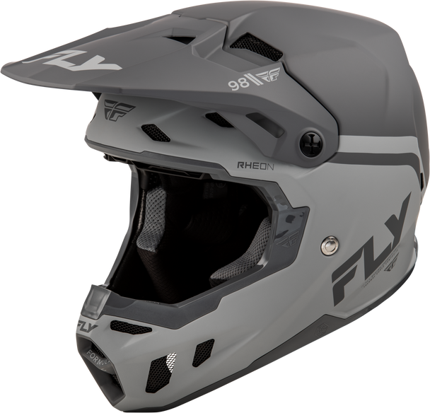 Fly Racing Formula Cc Objective Helmet Matte Black/Grey Sm 73-4346S