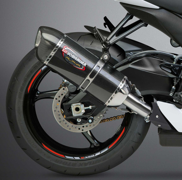 Yoshimura Exhaust Signature Alpha Slip-On Ss-Cf-Cf 11600Em220