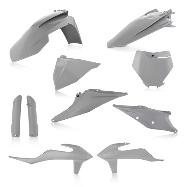 Acerbis Full Plastic Kit Grey 2726490011