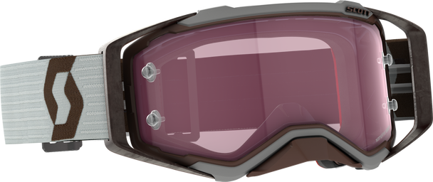 Scott Prospect Amplifier Goggle Grey/Brown Rose Works 285536-7430352