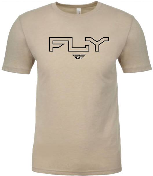 Fly Racing Fly Edge Tee Cream Sm 354-0311S