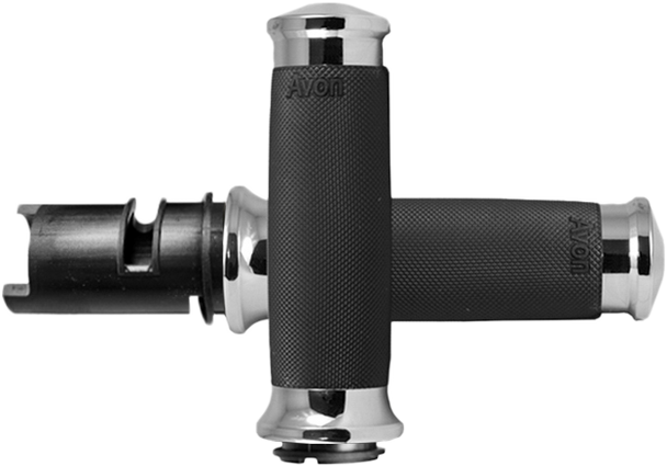 Avon Custom Contour Chrome Twist Grip Cc-85-Ch-F24