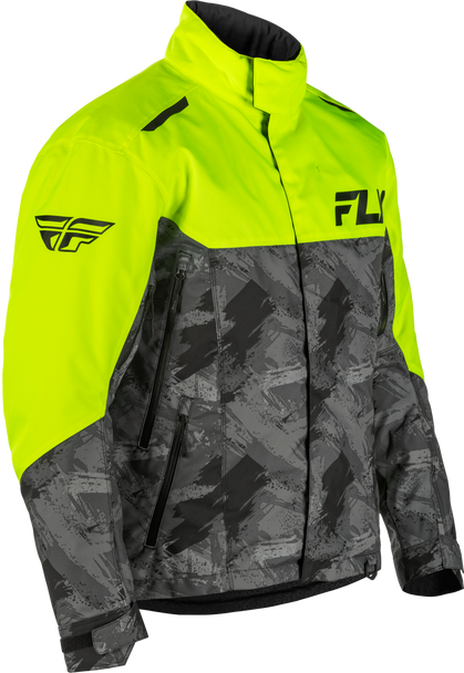 Fly Racing Youth Snx Pro Jacket Hi-Vis/Black Yxs 470-5407Yxs