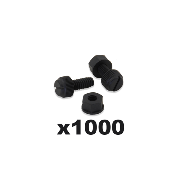 Bolt Motorcycle Accessories License Plate Bolt/Nut 1000/Pk Lpfb1000