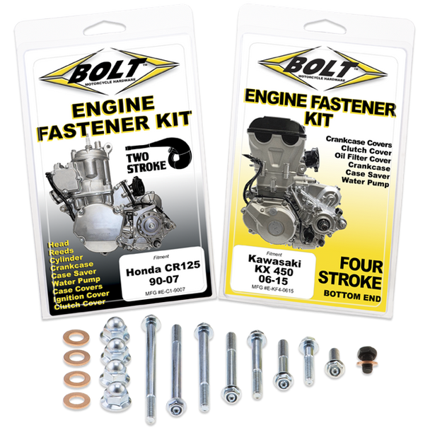 Bolt Motorcycle Accessories Engine Fastener Kit Hon 2-Strk E-C2-9207