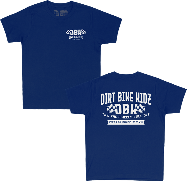 Dbk Till The End Youth Tee Royal Blue Yx Yt-Tiltheend-Ryl-Xl
