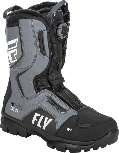 Fly Racing Marker Boa Boot Black/Grey Sz 07 361-96607