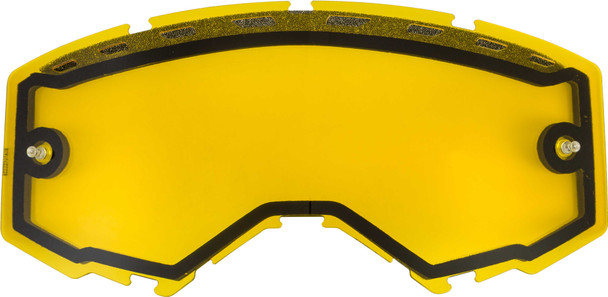 Fly Racing Dual Lens W/Vents And Post Yellow Flb-029