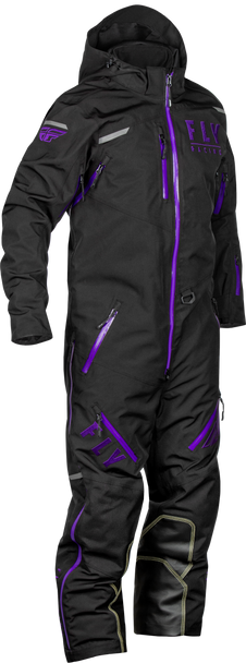 Fly Racing Cobalt Shell Sb Monosuit Black/Purple Sm 470-4362S