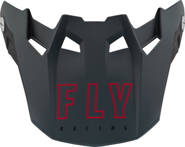 Fly Racing Formula Cc Centrum Visor Matte Grey/Black Yl/Sm 73-47131S