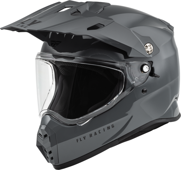 Fly Racing Trekker Solid Helmet Grey Xs 73-7035Xs