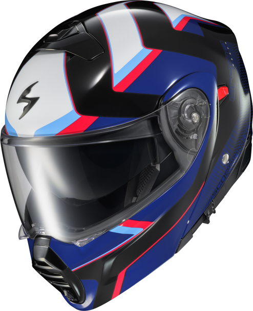 Scorpion Exo Exo-Gt930 Transformer Helmet Morph Blue/Red 2X 93-1417