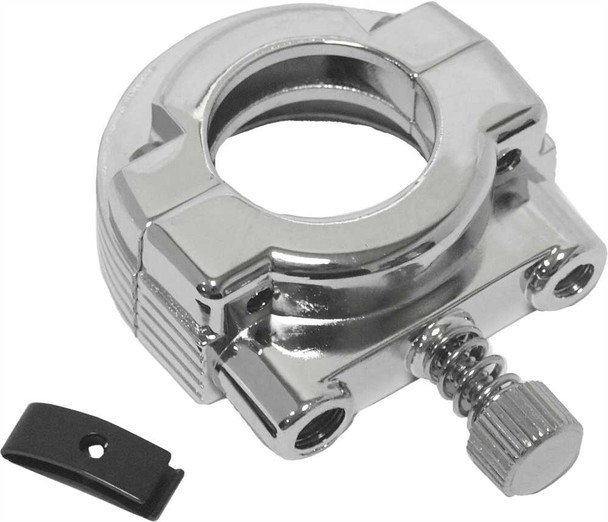 Harddrive Throttle Clamp Dual Cable Screw In Chrome 30-665A
