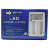 Assist Handle W/ 12V Led Light. White Abs. | 500-01064