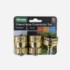 Holman 3 Piece Brass Hose Connector Set. 8530H | 800-01991