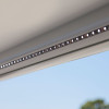 Carefree 20ft LED Silver Shale Fade Roll Out Awning (No Arms) LED Strip