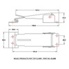 Roof Clamp For Pop-Top White (2 Part). Cl302 | 250-00552