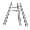 H-Frame T/S Coleman/E'Lux/Wren 2440 Mm Long | 2523 | Caravan Parts