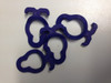 Large Blue Rope Clips