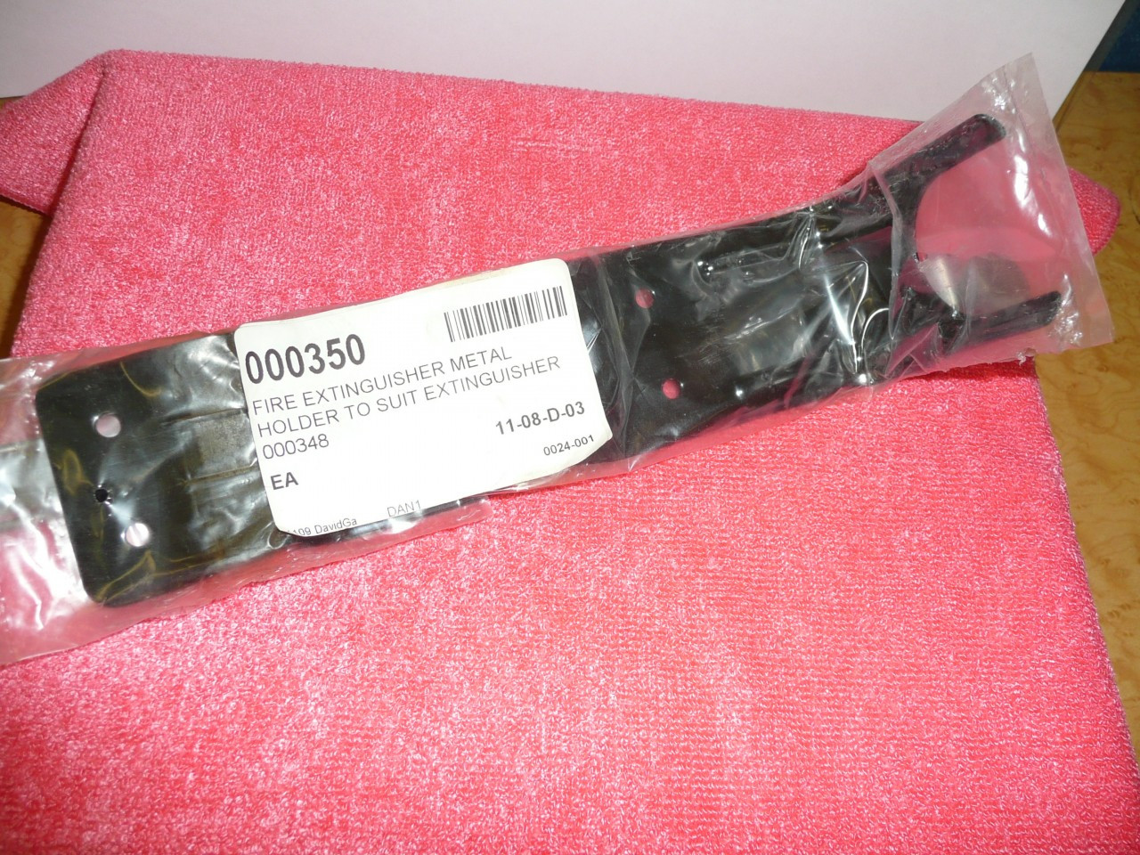 Fire Extinguisher Metal Holder To Suit Extinguisher  000348 | 350 | Caravan Parts