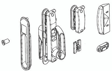 Camec 3P Rhh Door Lock Comp. Suits All 3P Rhh Doors | 39324 | Caravan Parts