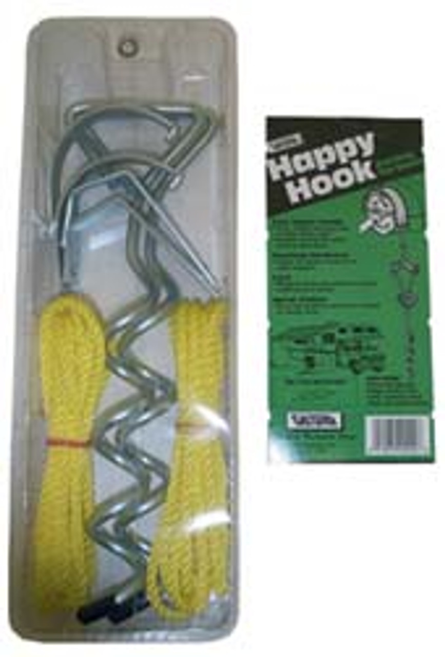 AWNING TIE DOWN KIT HAPPY HOOK 2 IN EACH KIT | 1609