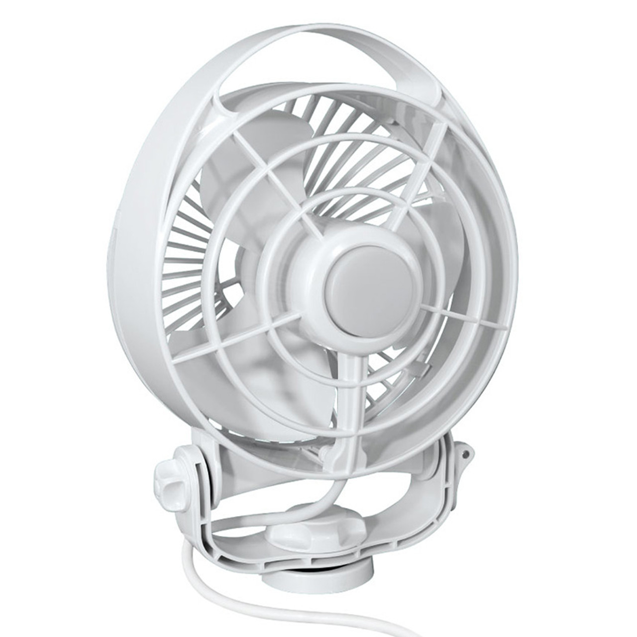 Caframo Maestro 12V White 6" Variable Speed Fan W/ Light And Wired Control. 7482Cawbx | 500-10008