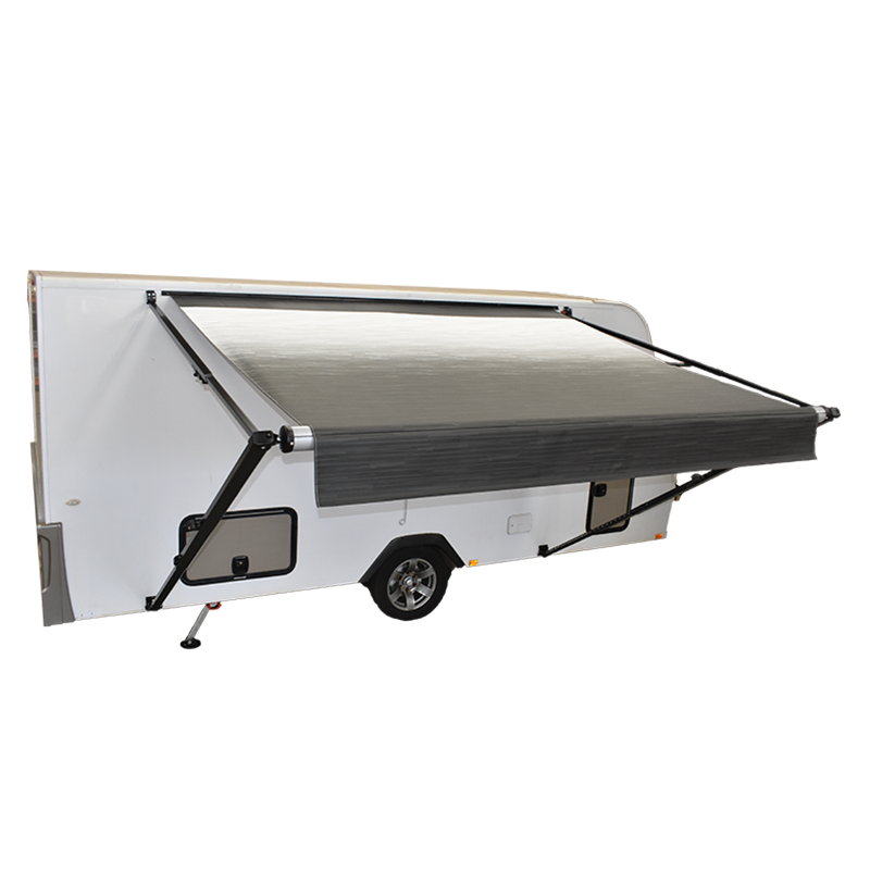 Carefree 11Ft Led Triple Black Shale Fade Ro Awning (No Arms).C/W Black Springs.Fp116E4Ehm | 200-37110