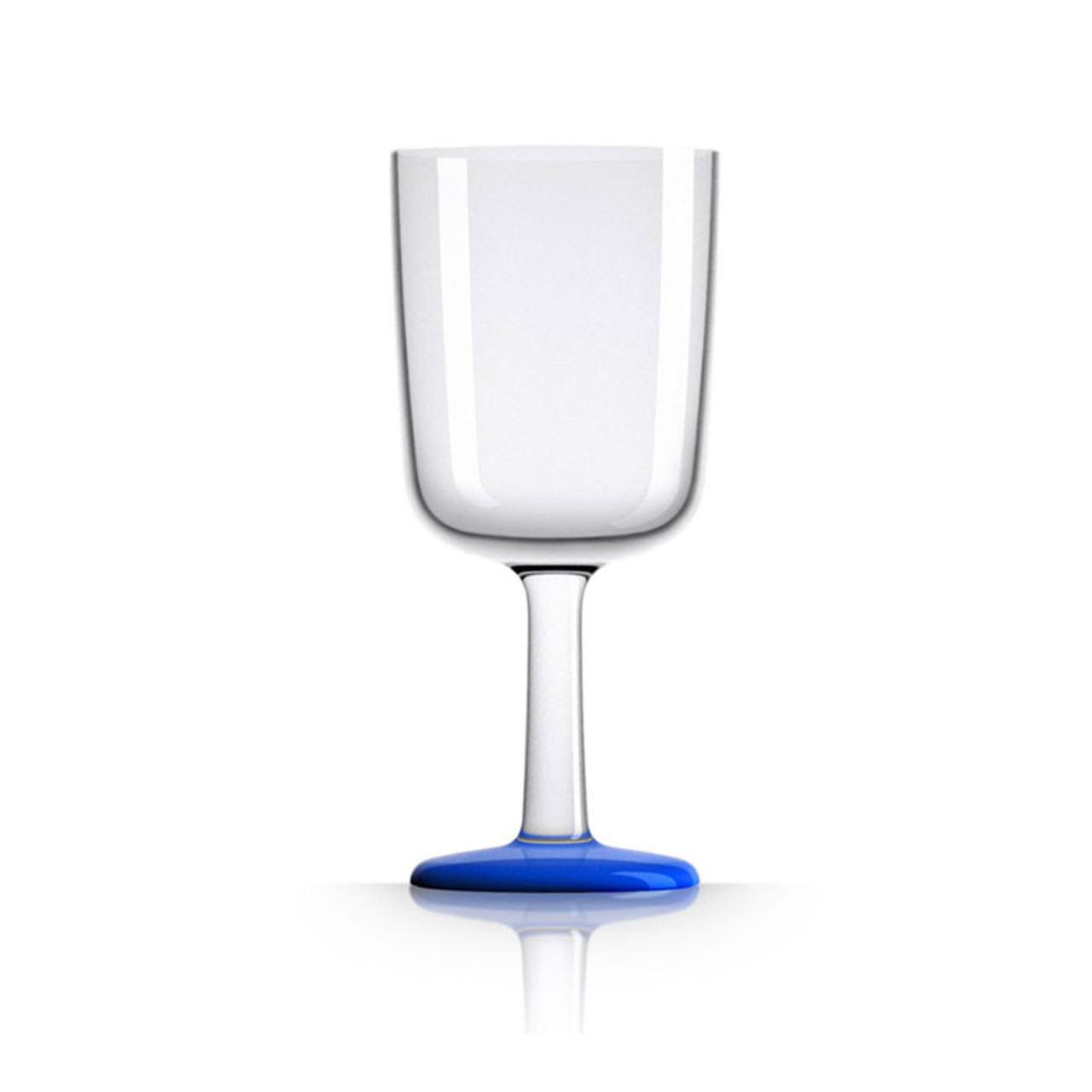 Palm Marc Newson Tritan Wine Glass w/ Navy Blue Nonslip Base 300ml. pm832 | 300-03628
