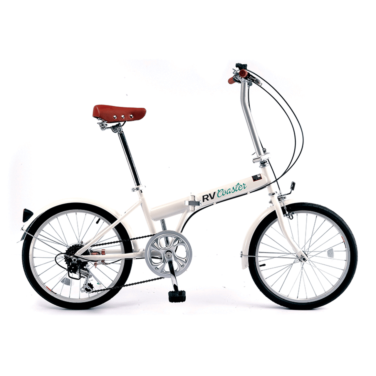 RV Coaster 20" Folding Bike White, Shimano 6 Speed. Tmn2006Ahii2-0 | 350-06530