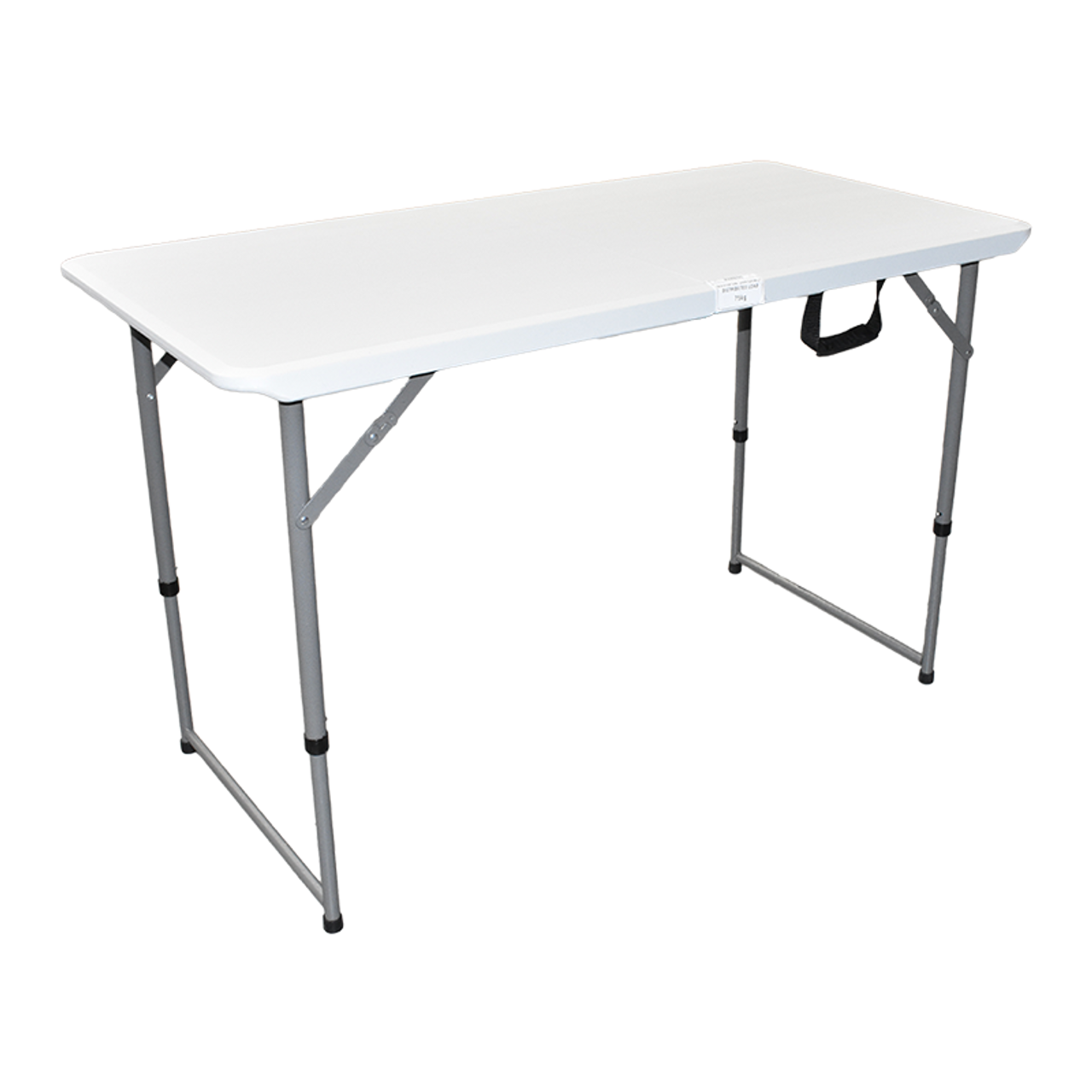 4' Bi-Folding Table With Telescopic Legs And One Touch Lock, 120X60Cm. Hy-Z122C | 400-01902