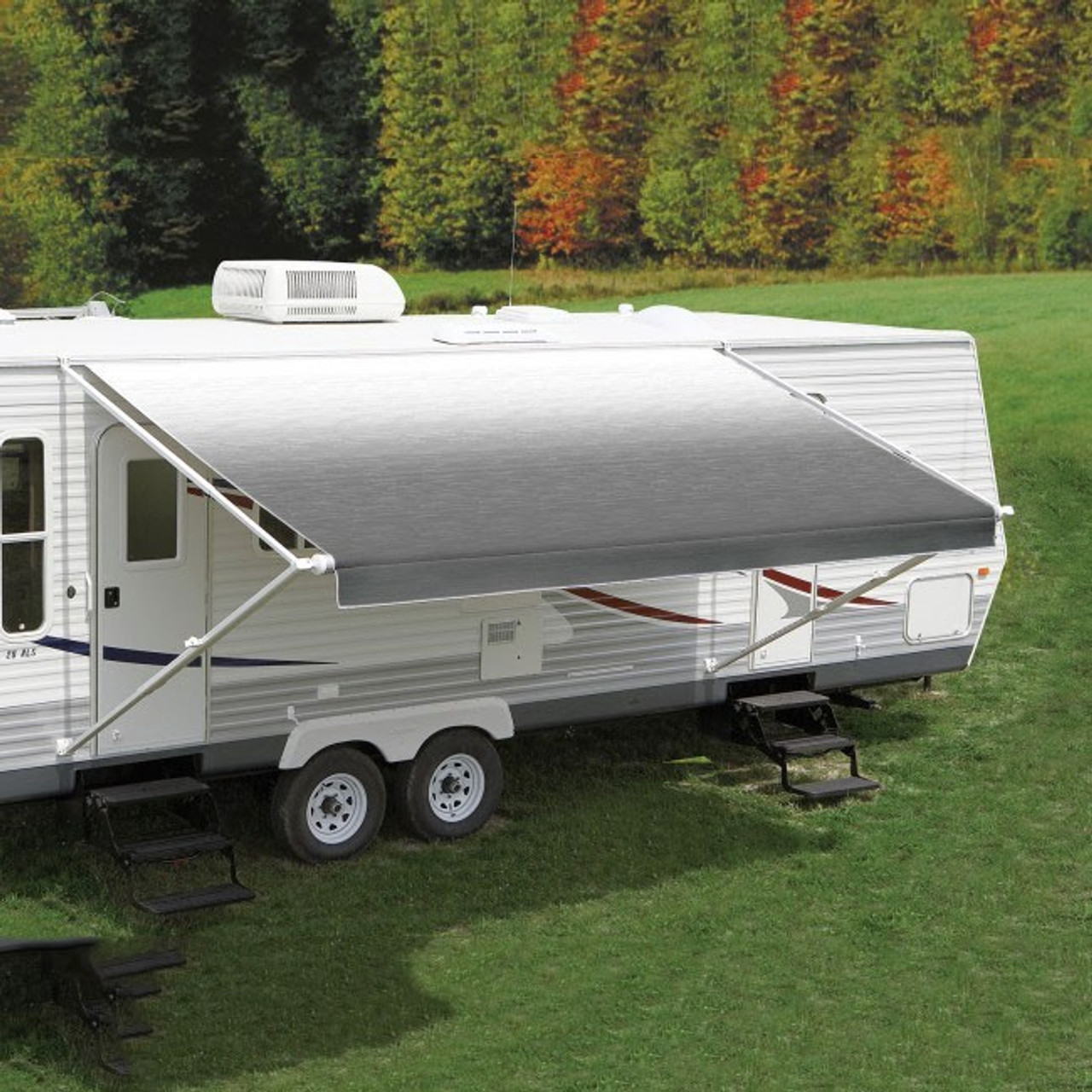 Carefree 14' Eclipse 12V Silver Shale Fade Awning 200-36800