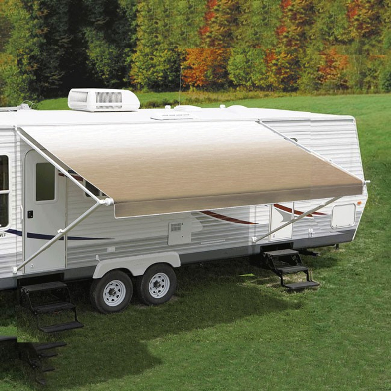 Carefree 17Ft Camel Shale Fade Roll Out Awning (No Arms) 200-36670