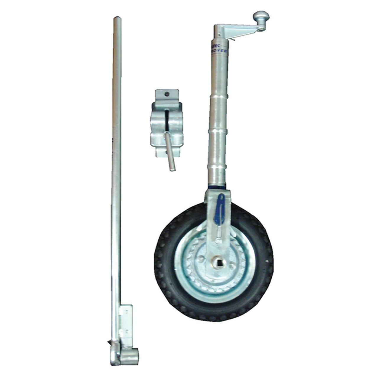 Easymover Single Solid Wheel Jockey Wheel W/Clamp. Em1S | 450-00690