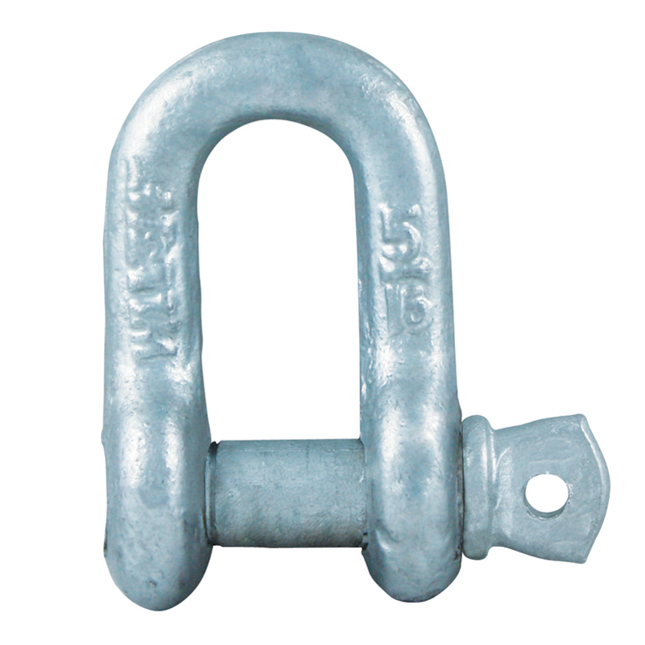 Dee Shackle Galvanised 8mm (5/16") 0.75T Rated. Wss-0007-Sc-D | 450-05002