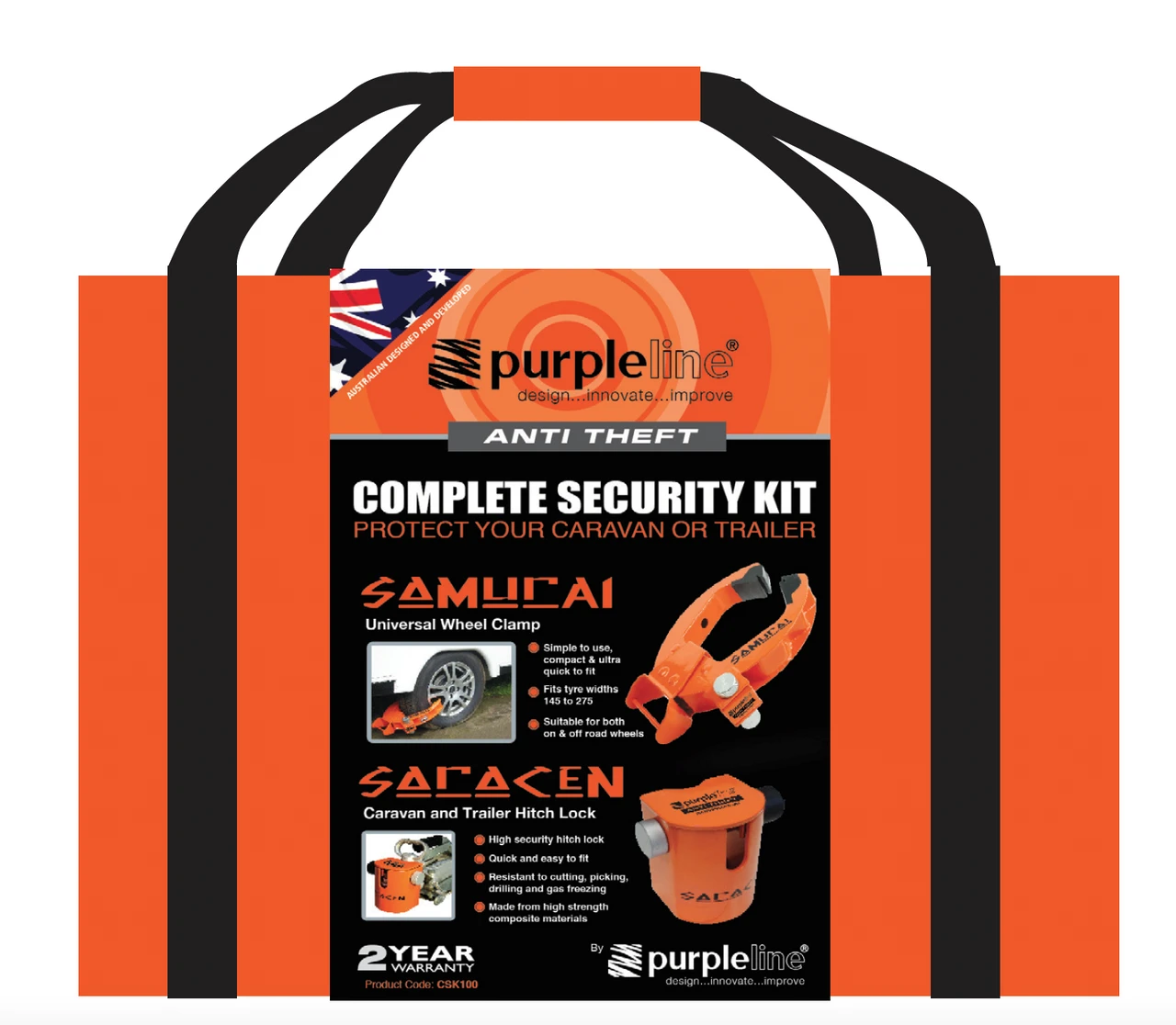 Purpleline Anti Theft Pack. Csk100/ Old Shl/Fswc. | 450-06072