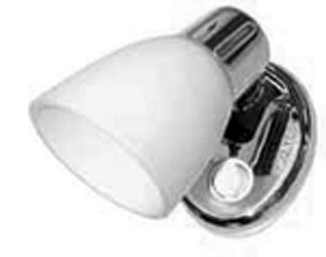 Frilight Opalspot White/Chrome Adj./Switch/Face Fix/10W | 4421 | Caravan Parts