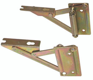 Bench Seat Hinge Gold 2pce Big Red Caravan Parts