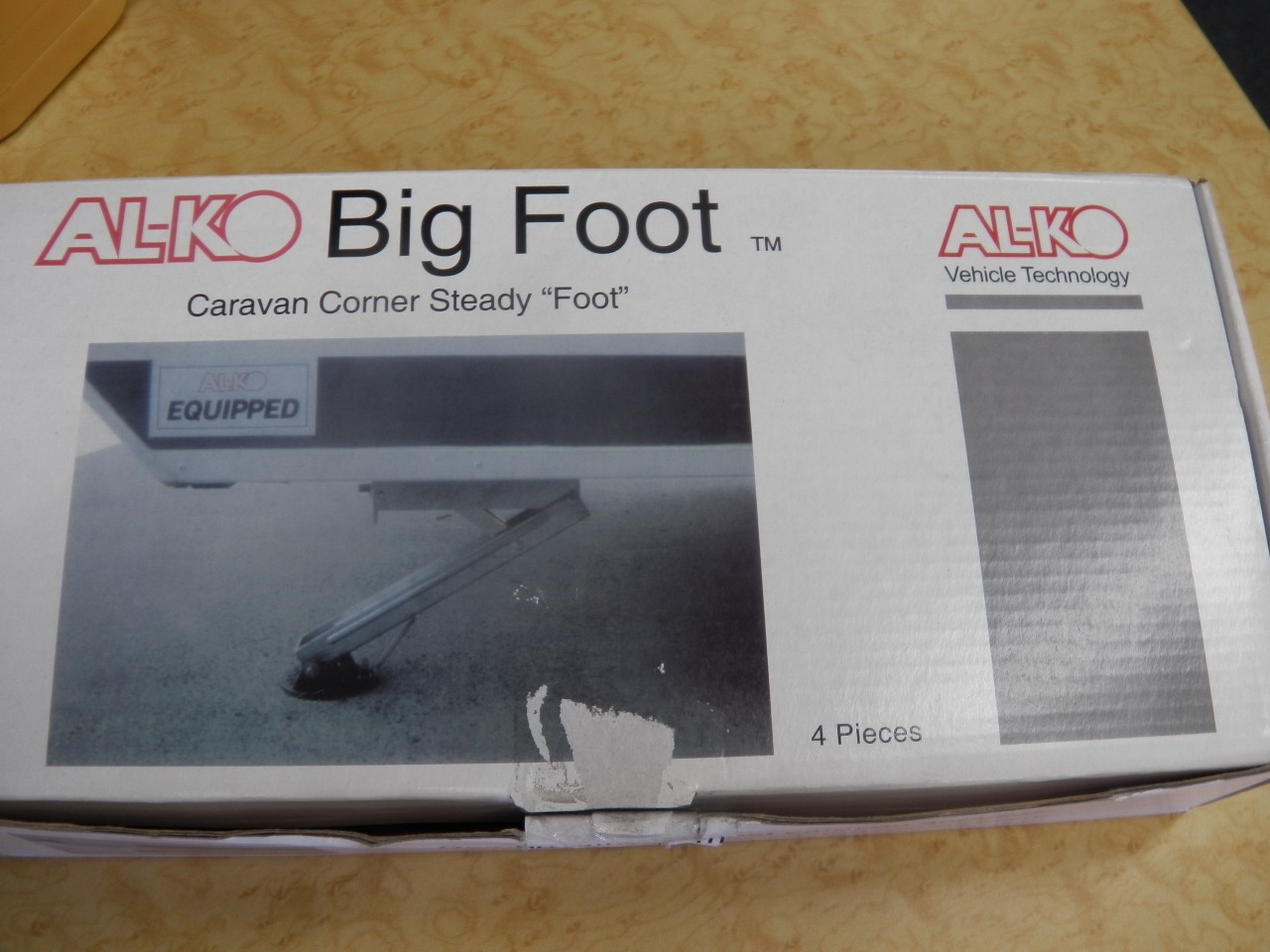 Leg Pad Big Foot Single- Alko | 40002 | Caravan Parts