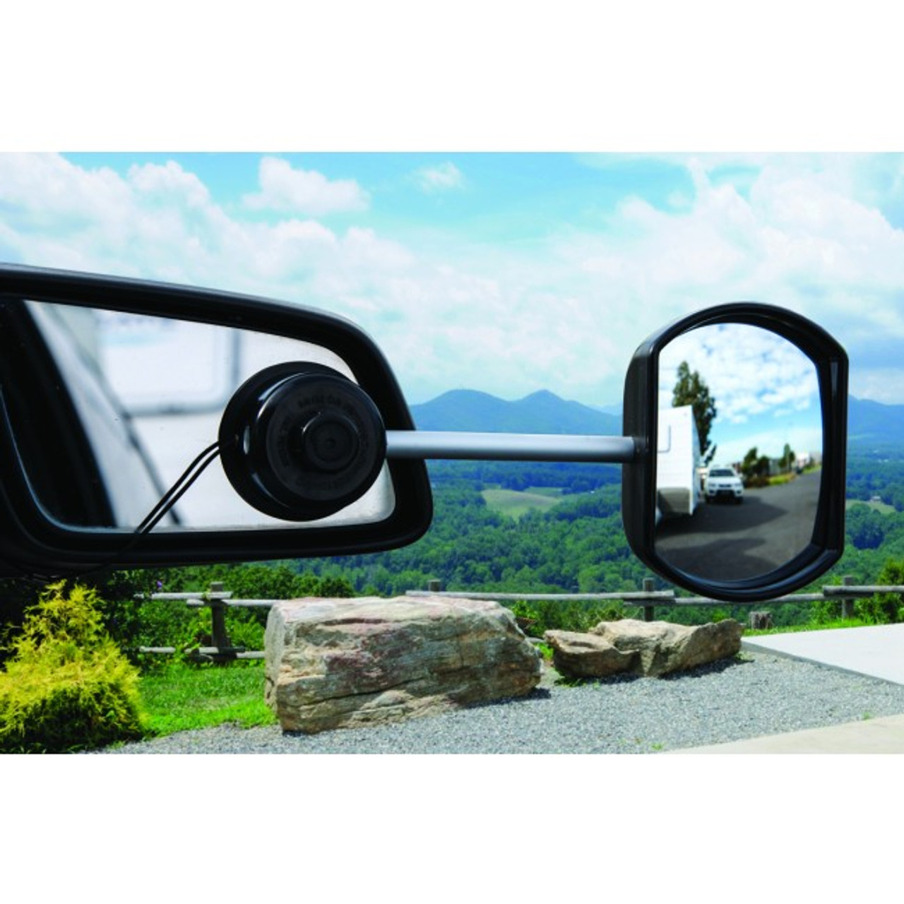 TOWING MIRROR SUCTION FITTING FLAT GLASS CAMEC | 40656 | Caravan Parts