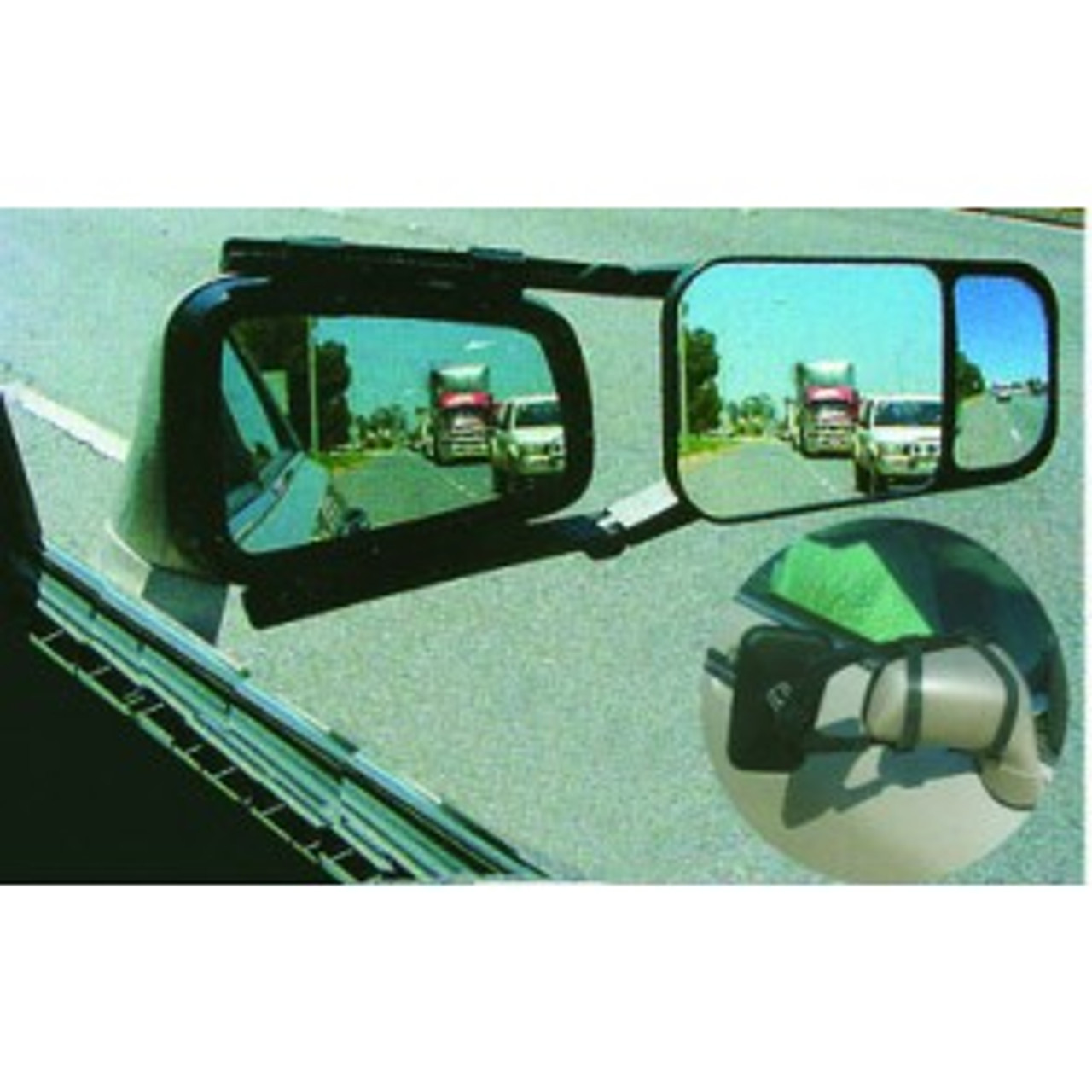 Towing Mirror Strap On Convex Standard With Convex Mirrors | 986 | Caravan Parts