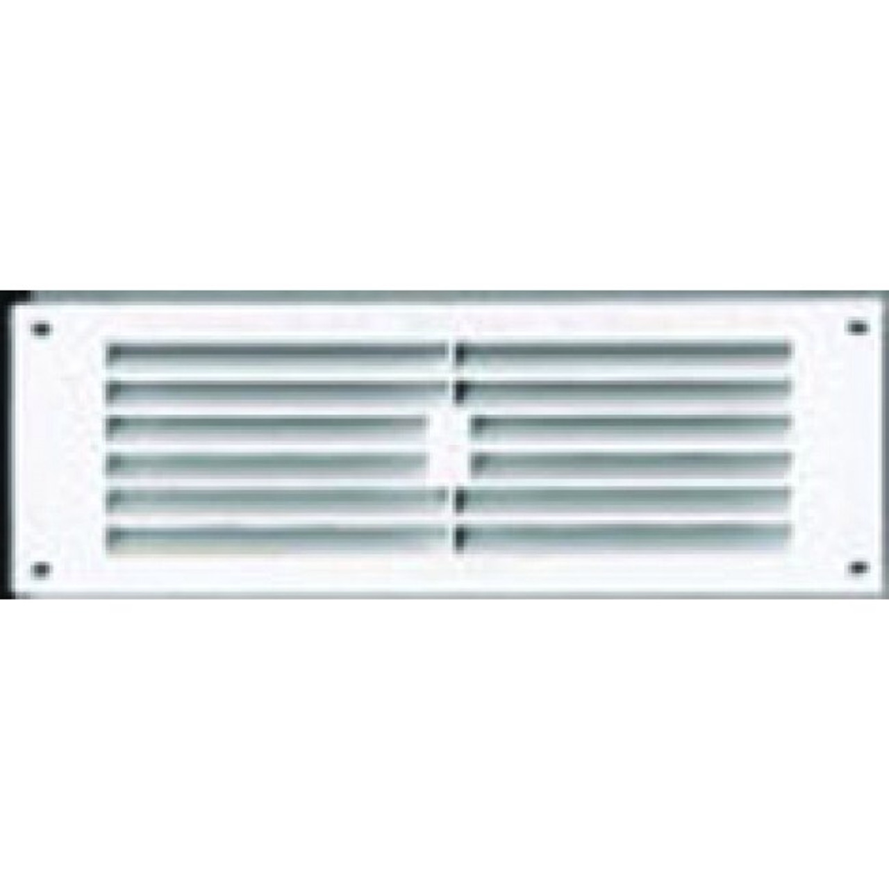 Plastc Louvre Vent 125X260mm Black